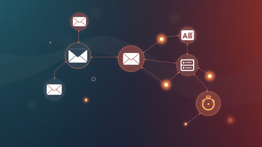 AI agent workflow automation interface with connected tools and services