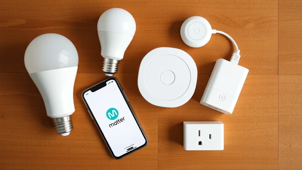 Modern smart home devices connected through the Matter protocol
