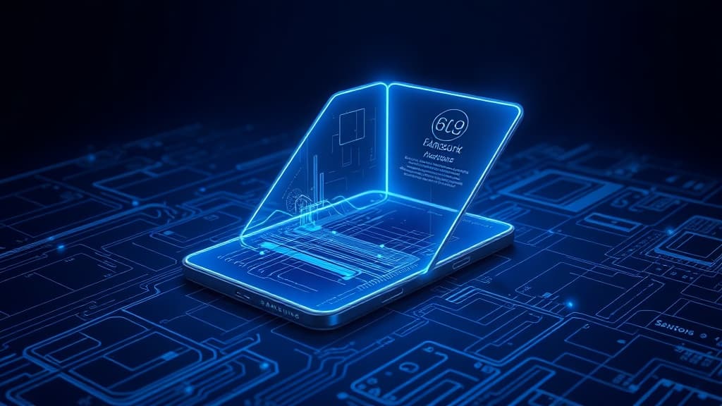 Samsung Galaxy Z Fold 8 unfolded showing the 8-inch inner display
